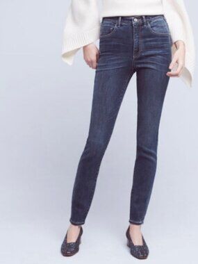 Anthropologie Pilcro Superscript Jeans Size 28 In Dark Wash